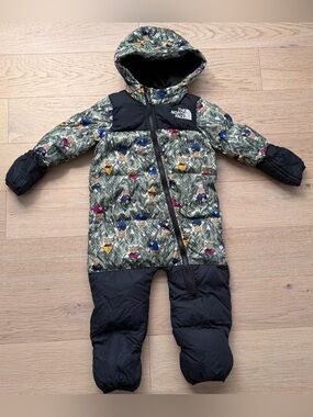 The North Face Baby 1996 Retro Nuptse Down One-Piece Snowsuit 12-18M